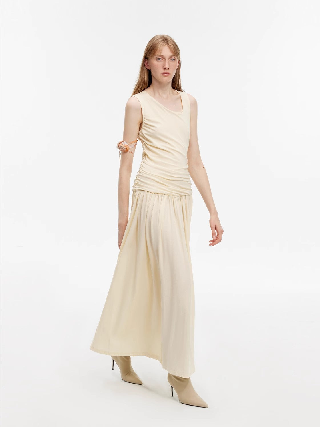 "Casual Commuting" Light Luxury Mercerized Cotton Special-Shaped Collar Waist - Linia One