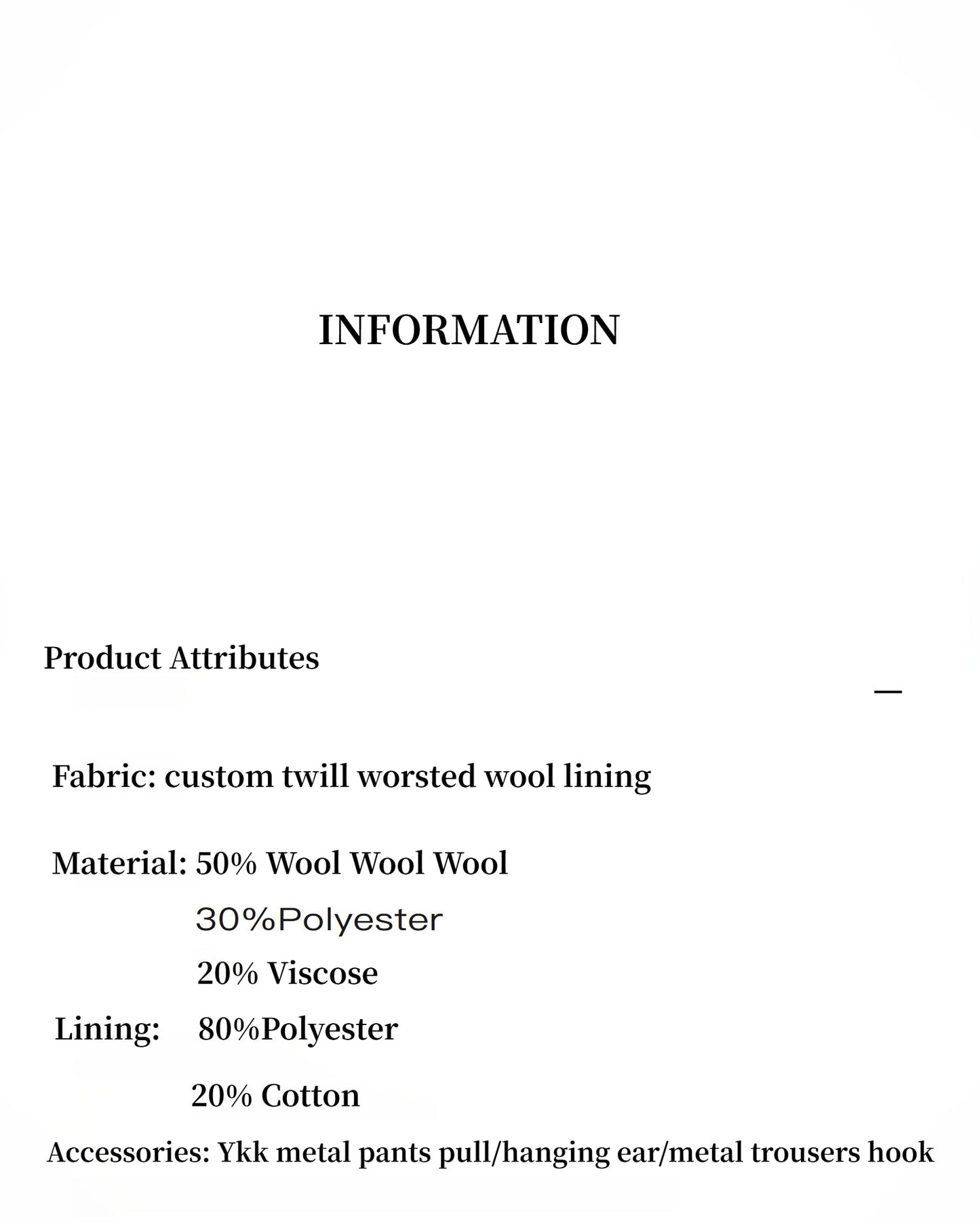 "City Stroll" Casual and Relaxed Wool-Blend Double-Pleated Straight Draped - Linia One