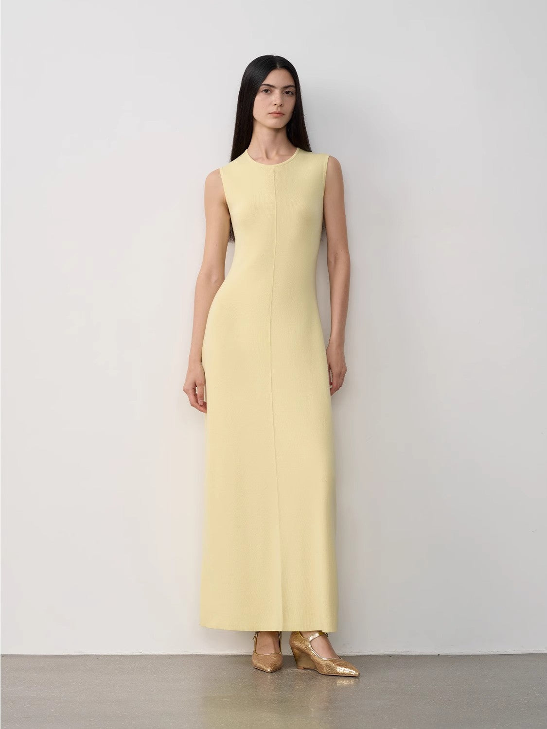 "Island Letters" Limited Edition Baslan Merino Wool Extra Long Sleeveless - Linia One