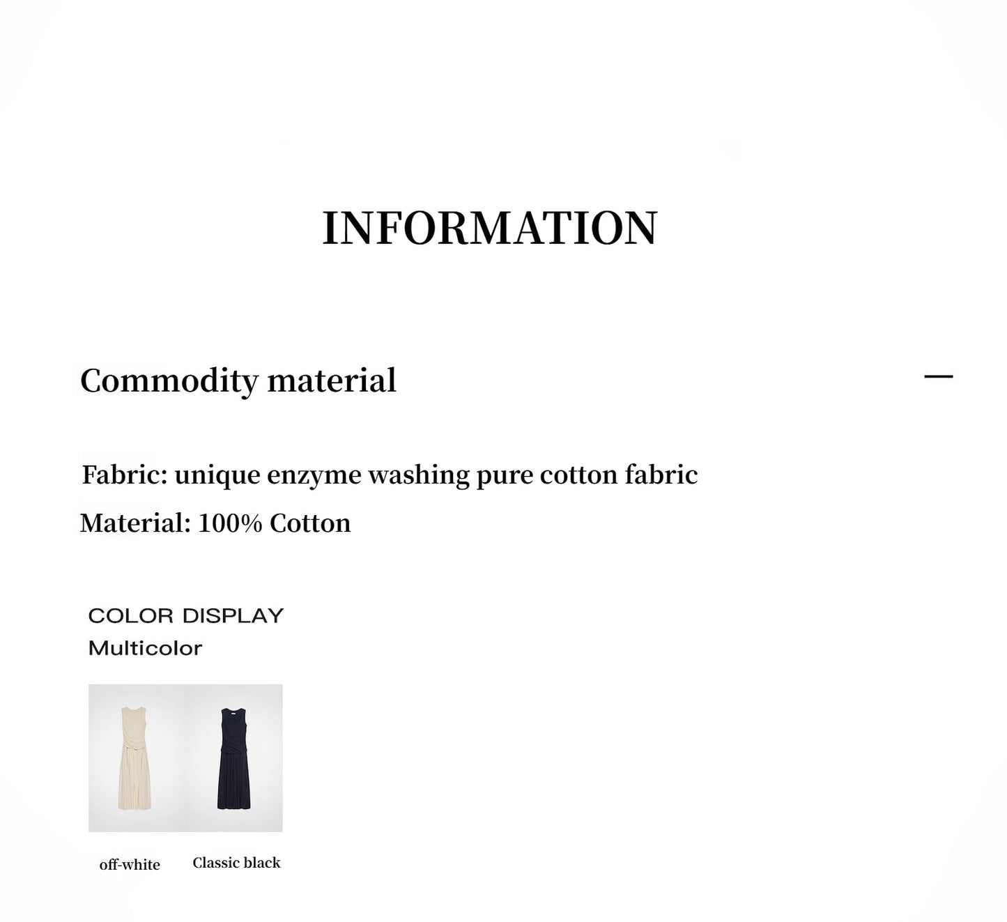 "Casual Commuting" Light Luxury Mercerized Cotton Special-Shaped Collar Waist - Linia One