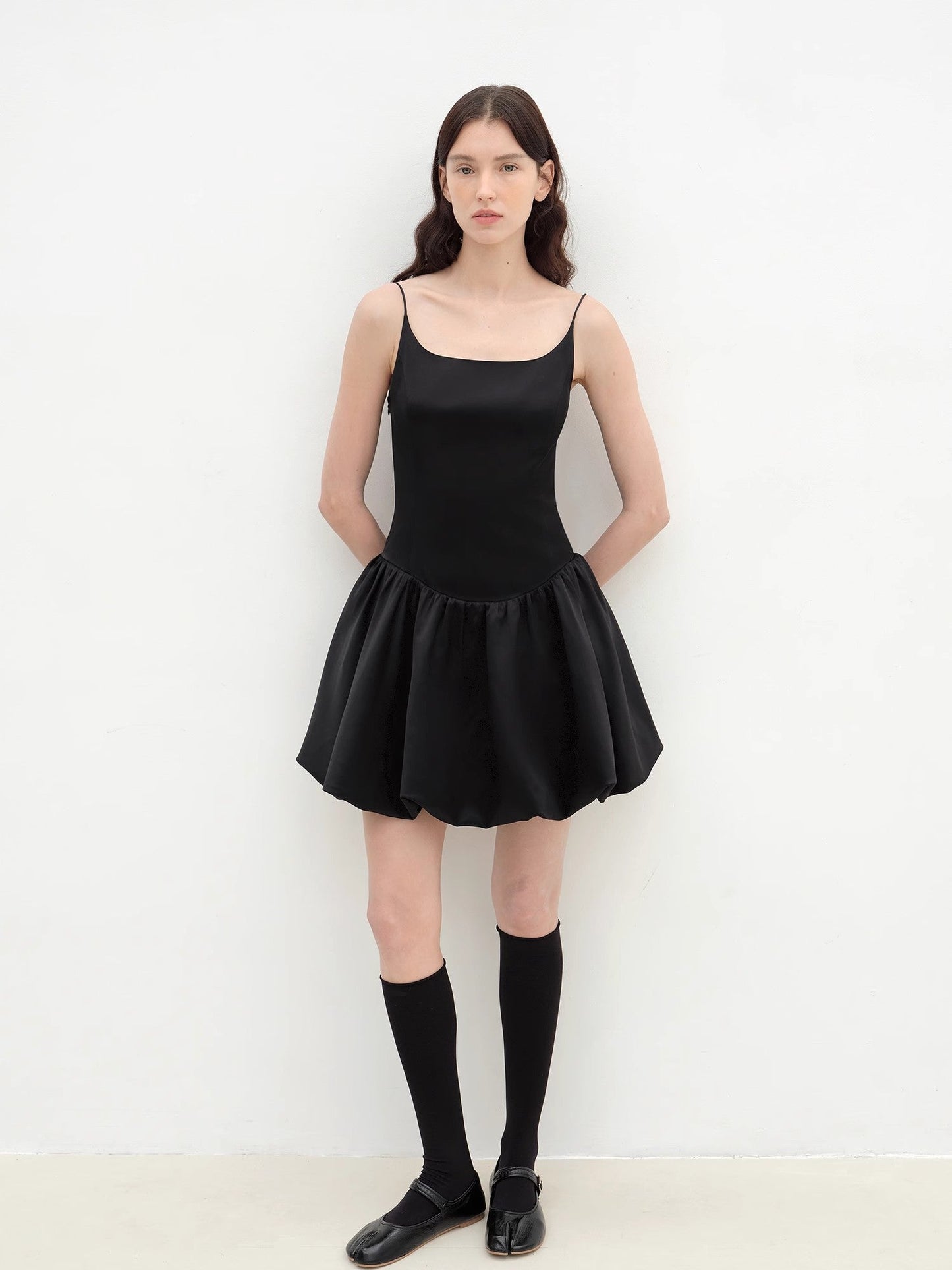 "Ballet" Acetate Satin Luxury Slip Dress - Linia One