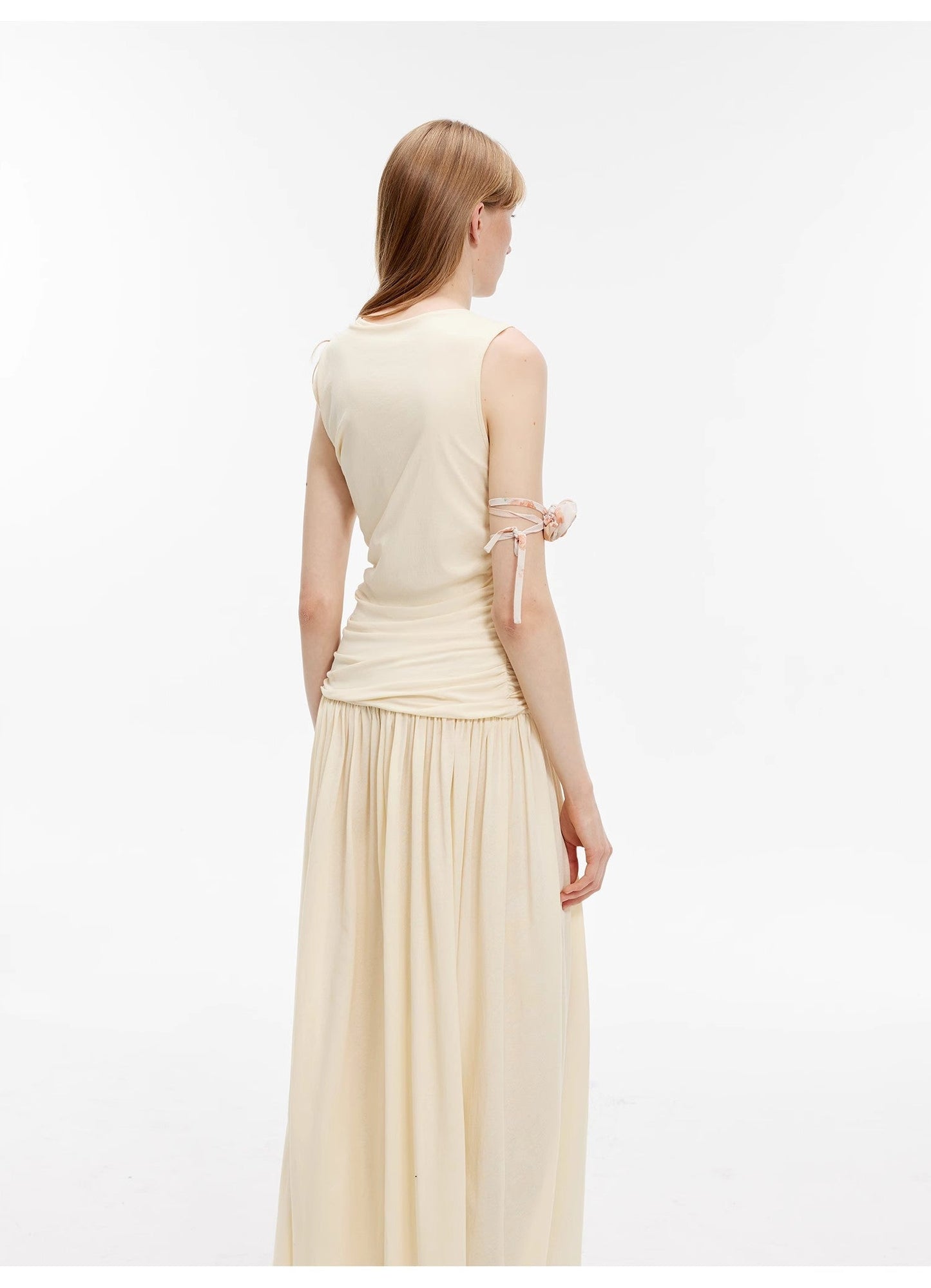 "Casual Commuting" Light Luxury Mercerized Cotton Special-Shaped Collar Waist - Linia One