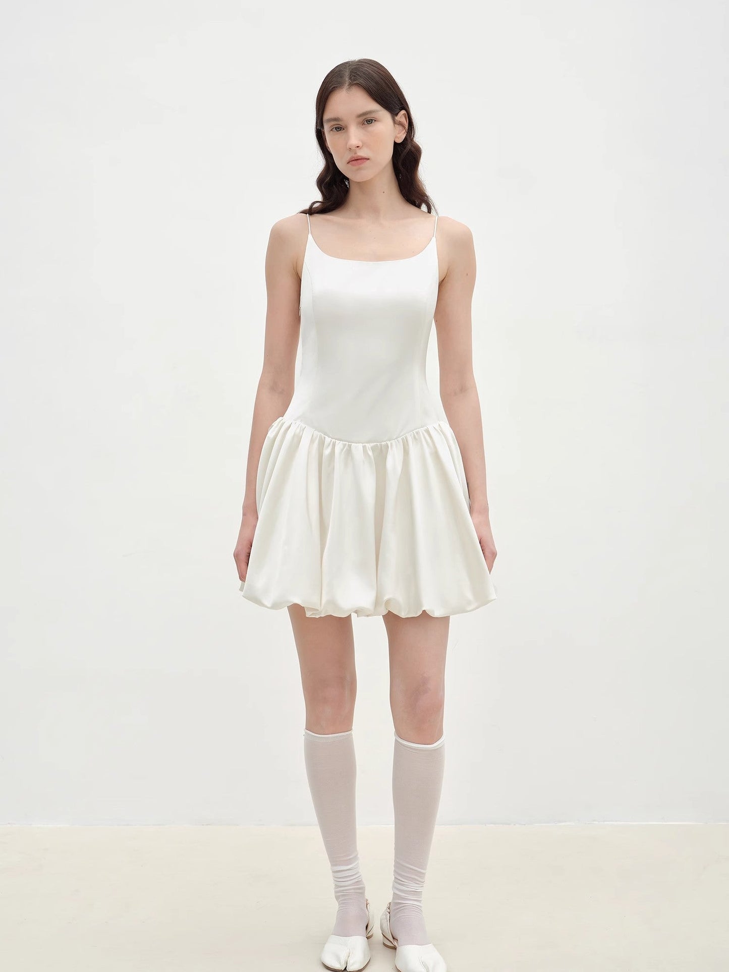"Ballet" Acetate Satin Luxury Slip Dress - Linia One