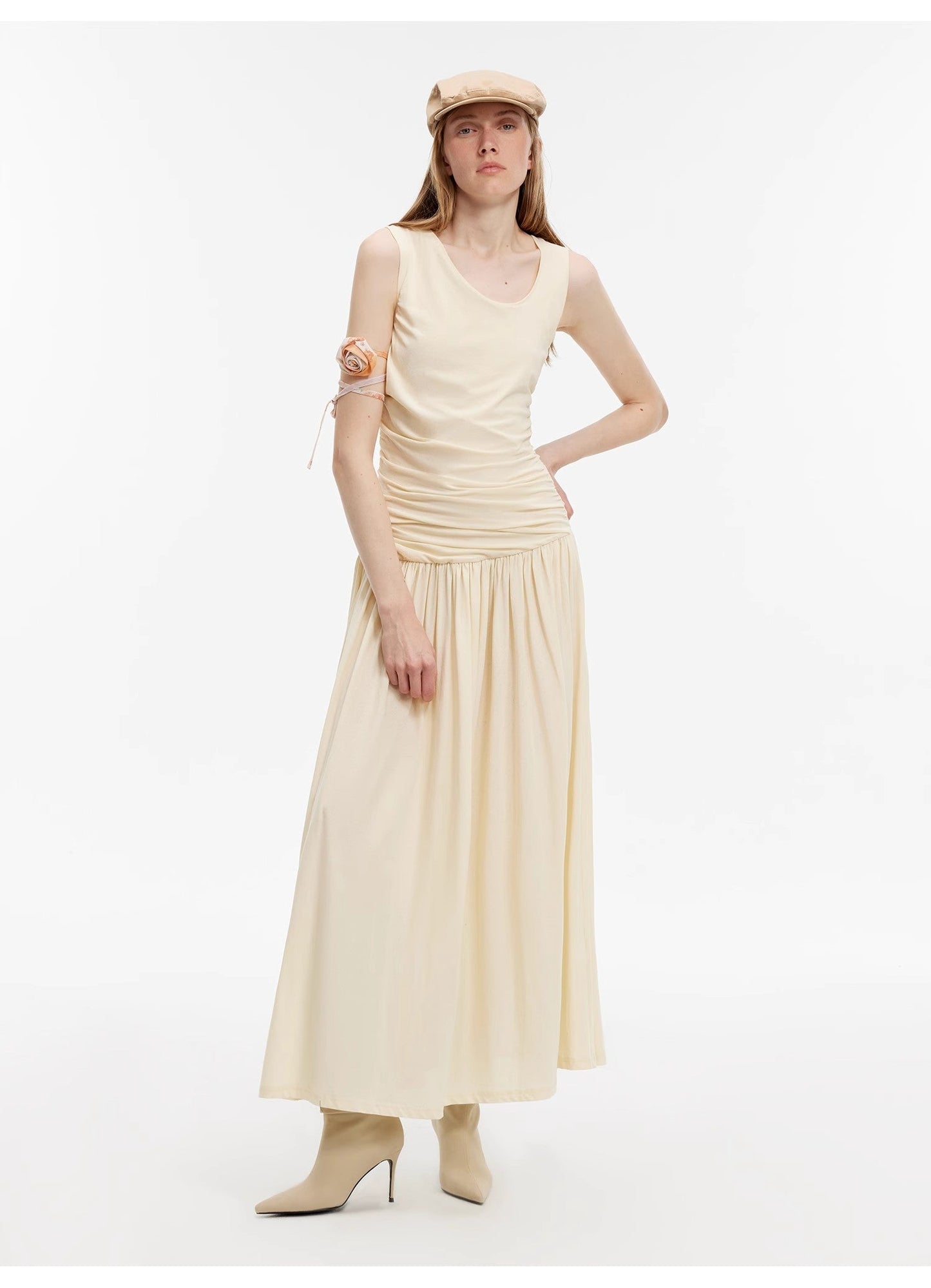 "Casual Commuting" Light Luxury Mercerized Cotton Special-Shaped Collar Waist - Linia One