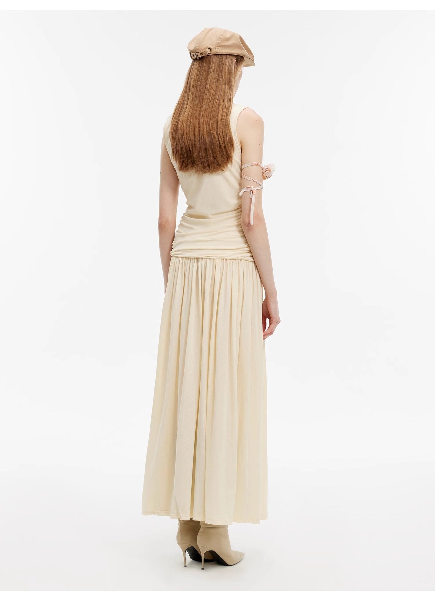 "Casual Commuting" Light Luxury Mercerized Cotton Special-Shaped Collar Waist - Linia One