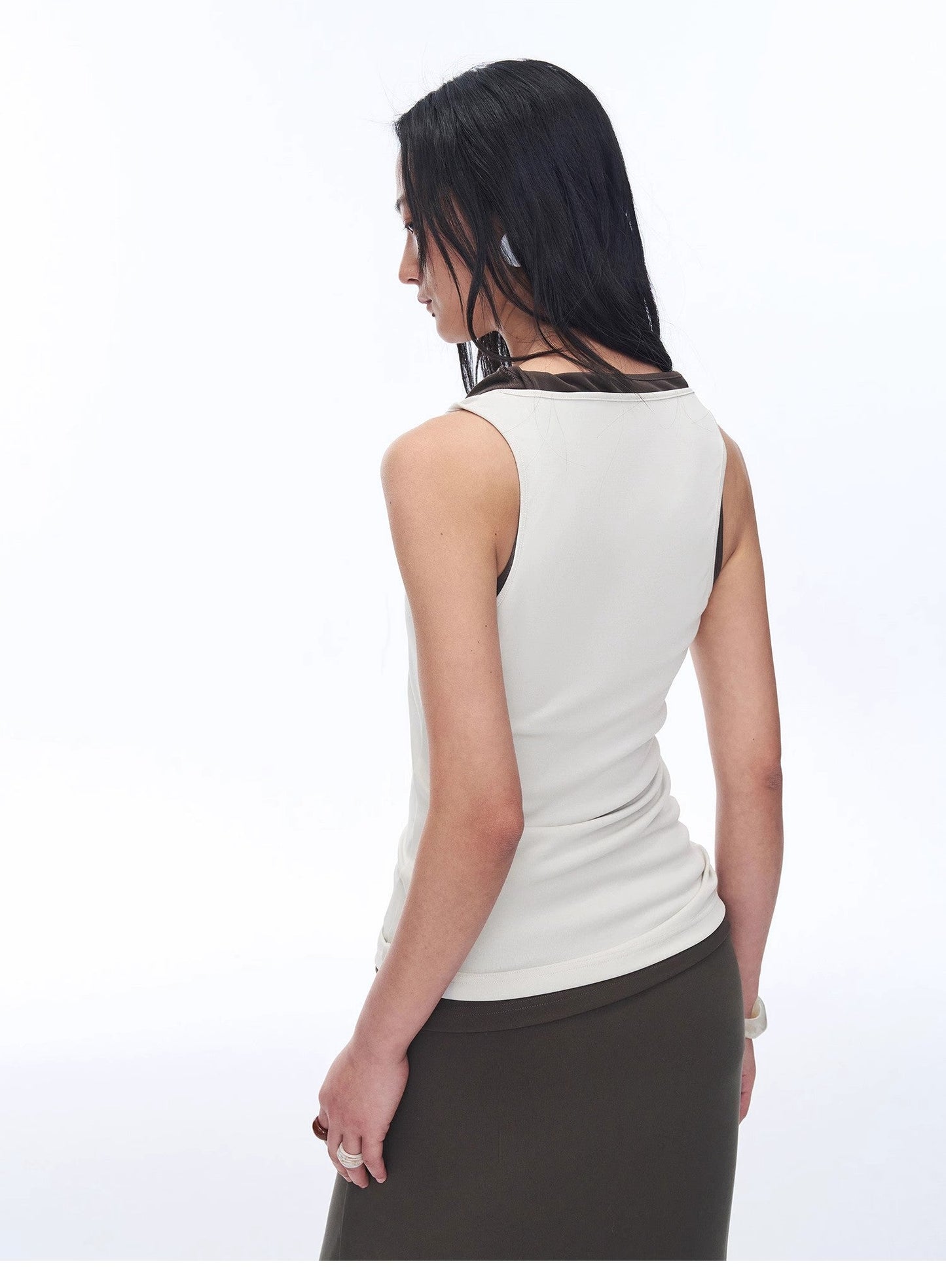 "Early Summer Jet Lag" Casual Tight-Fitting Multi-Collar Camisole for Women - Linia One