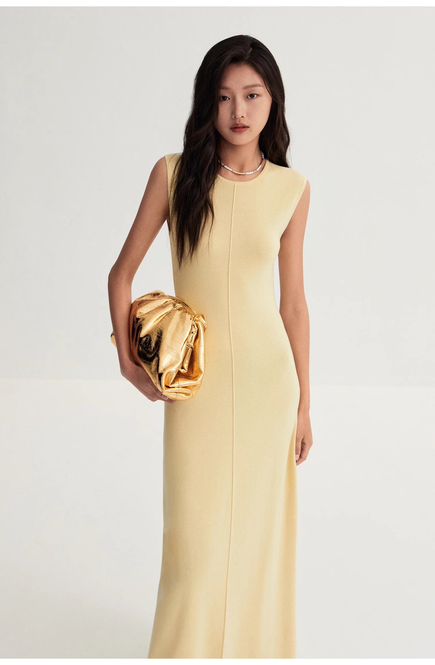 "Island Letters" Limited Edition Baslan Merino Wool Extra Long Sleeveless - Linia One