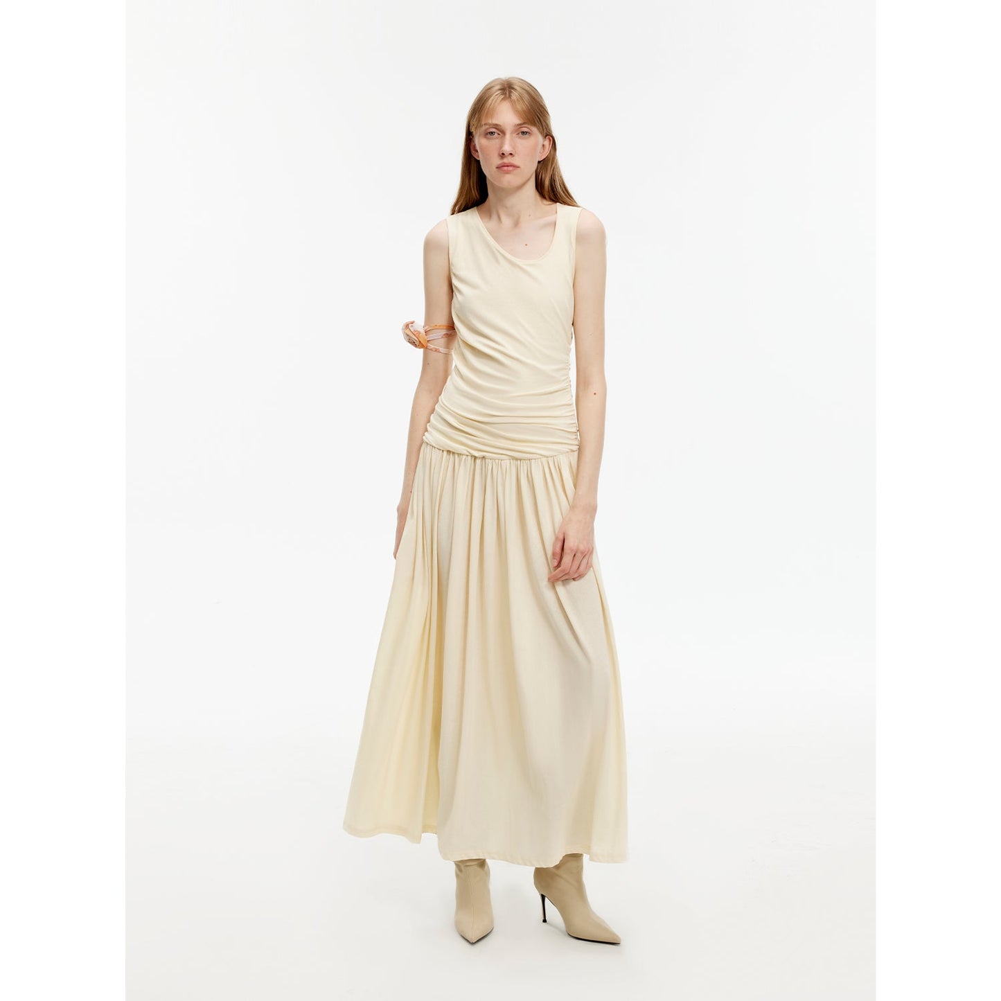 "Casual Commuting" Light Luxury Mercerized Cotton Special-Shaped Collar Waist - Linia One