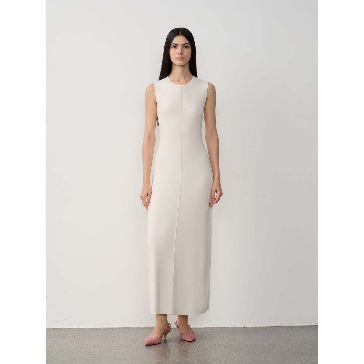 "Island Letters" Limited Edition Baslan Merino Wool Extra Long Sleeveless - Linia One