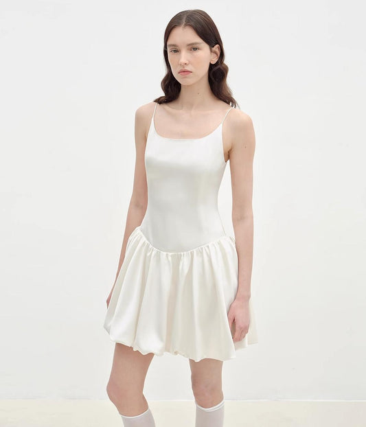 "Ballet" Acetate Satin Luxury Slip Dress - Linia One