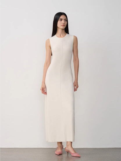 "Island Letters" Limited Edition Baslan Merino Wool Extra Long Sleeveless - Linia One