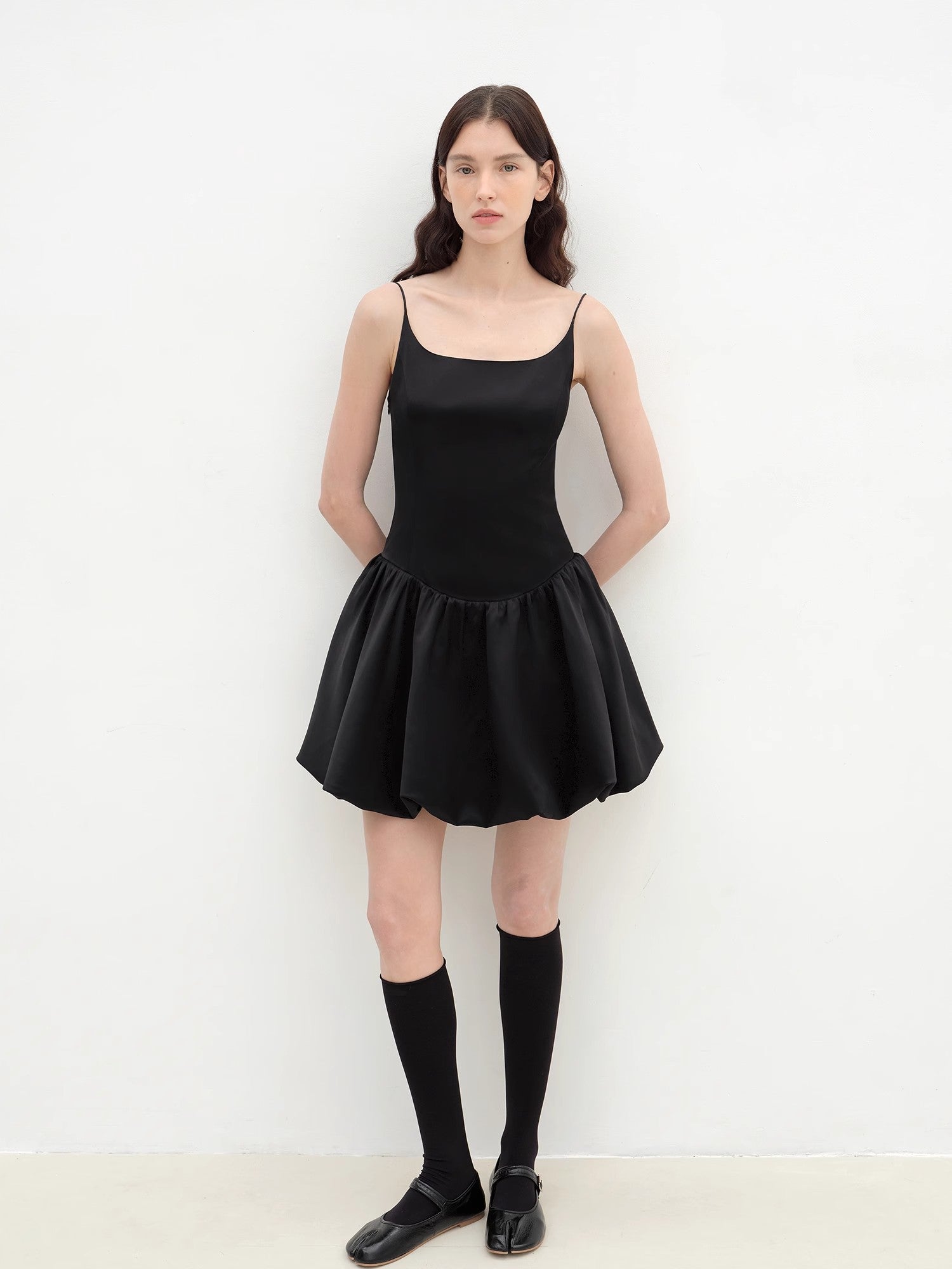 "Ballet" Acetate Satin Luxury Slip Dress - Linia One