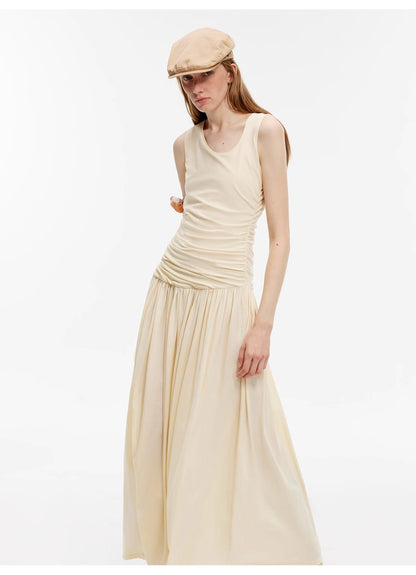 "Casual Commuting" Light Luxury Mercerized Cotton Special-Shaped Collar Waist - Linia One