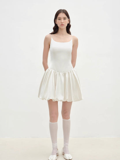 "Ballet" Acetate Satin Luxury Slip Dress - Linia One