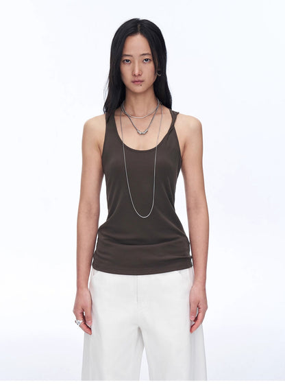 "Early Summer Jet Lag" Casual Tight-Fitting Multi-Collar Camisole for Women - Linia One